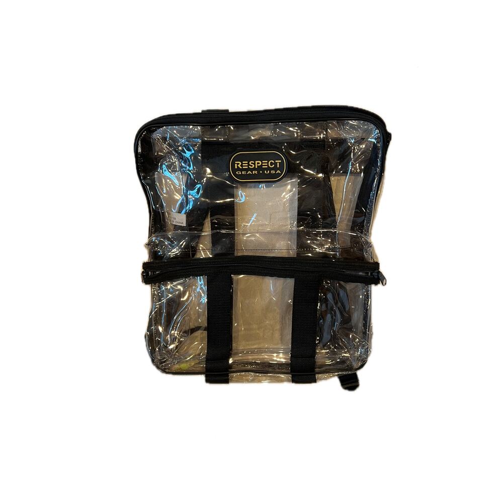Respect Gear Clear See-Through Backpack